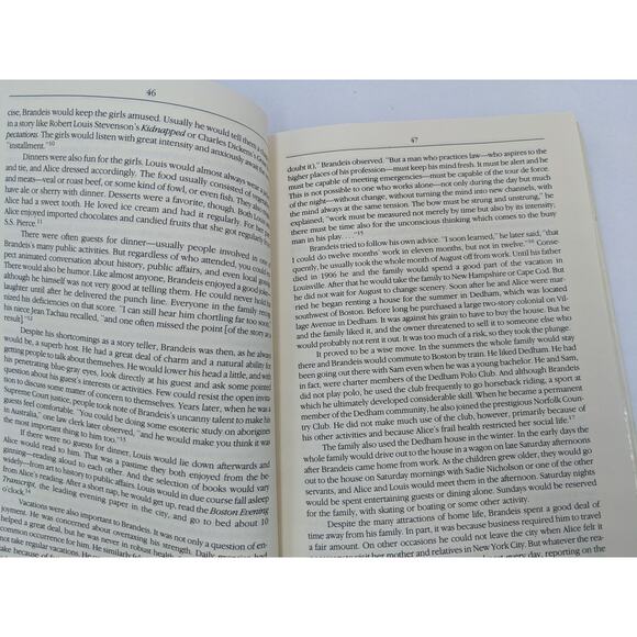 Brandeis By Lewis J. Paper Biography Jewish Supreme Court Justice Vintage 1983 - Picture 5 of 9